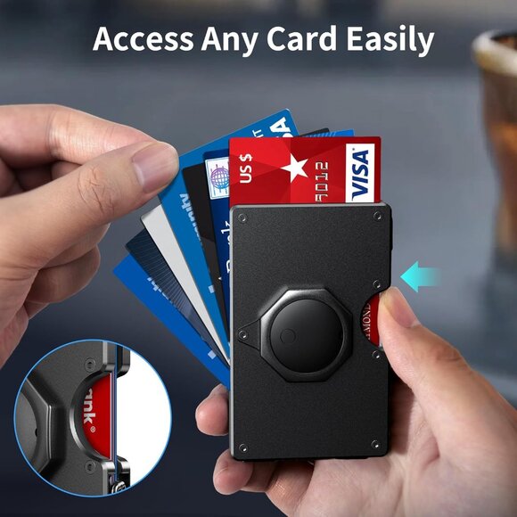 New Air Tags Metal Wallet for men - Picture 2 of 8